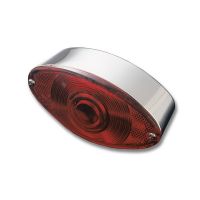 Highway Hawk Koncové světlo na motorku CATEYE, E-mark, chrom (1ks)